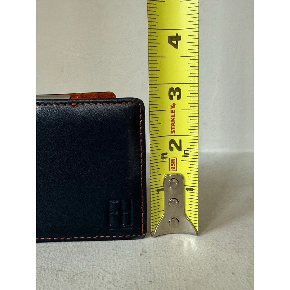 Forrest and Harold Minimalist Slim Leather Wallet and Money Clip